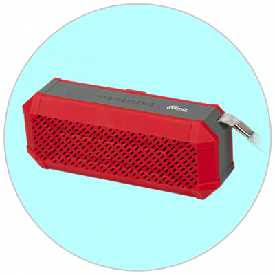 Портативная колонка RITMIX SP-260B, красный