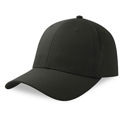 Бейсболка "PITCH", 6 клиньев , 97% полиэстер, 3% эластан, 200  г/м2,L_XL (Черный)