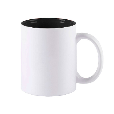 Кружка KULMER, керамика (Белый, черный)