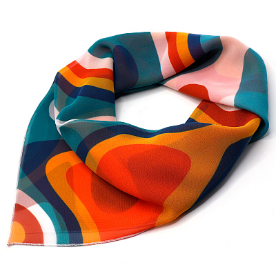 Платок односторонний Вист, 70х70 (Мультиколор.)