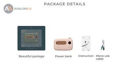ПЗУ Maoxin Retro Mobile Power, розовый