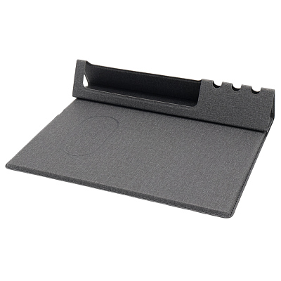 Коврик для мышки с беспроводной зарядкой Rolter  (Серый)