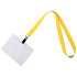 Лента для бейджа Neckband, желтая - Фото 2
