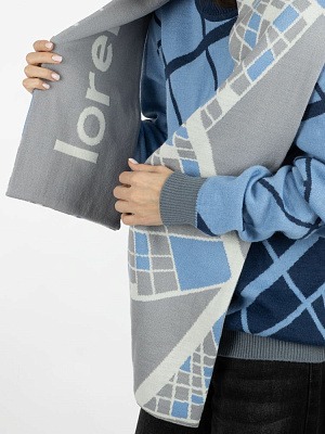 Шарф на заказ Tricksy Classic Net L полушерсть