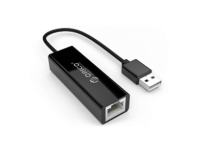 Адаптер USB Ethernet UTJ-U2 (Черный)