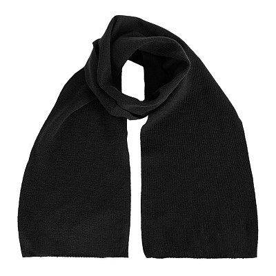 Шарф вязаный NORD (Чёрный)