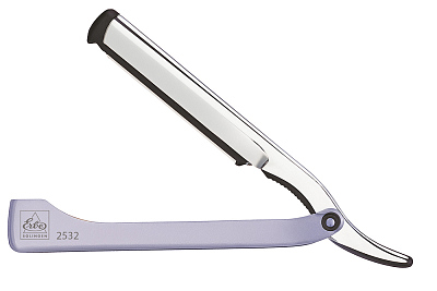 Бритва опасная ERBE со сменными лезвиями, нержавеющая сталь, 13,5 см, в блистере (Серебристый)