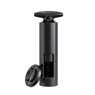 Штопор механический Клив, черный (Чёрный)