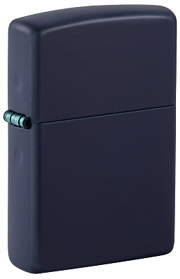 Зажигалка ZIPPO Classic с покрытием Navy Matte, латунь/сталь, синяя, матовая, 38x13x57 мм (Синий)