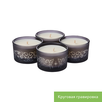 Набор ароматических свечей Сенто (Sento), синий