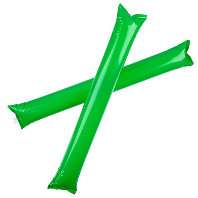 Палки-стучалки для болельщиков «Пошумим», зеленые (Зеленый)