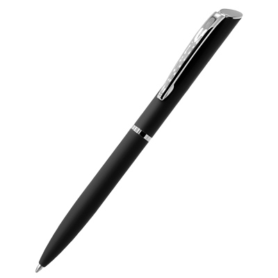 Ручка металлическая Miura, чёрная (Черный.)