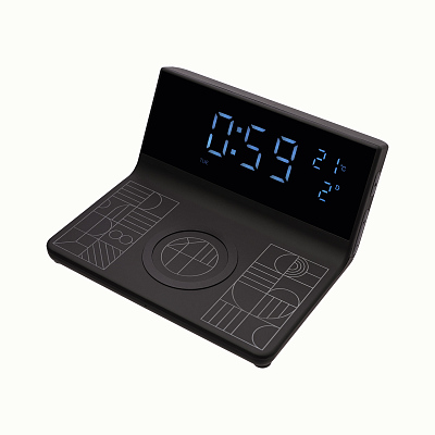 Зарядная станция с часами 15W Зенит (Zenith)