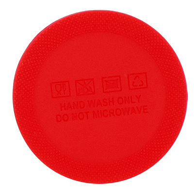 Накладка силиконовая для термокружки Surprise  (Красный)