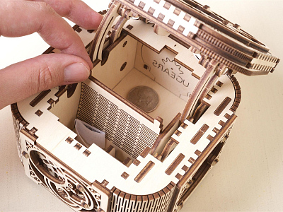 3D-ПАЗЛ UGEARS Шкатулка с секретом