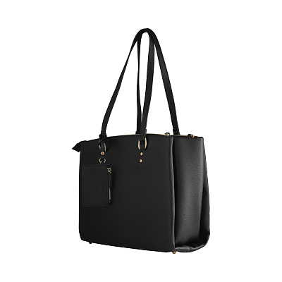 Сумка женская WENGER RosaLyn 14'', черная, полиэстер, 38х29х24 см, 20 л