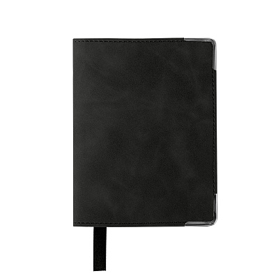 Обложка для паспорта Luma, черная (Чёрный)