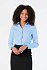 Рубашка женская с длинным рукавом Eden 140 голубая - Фото 4