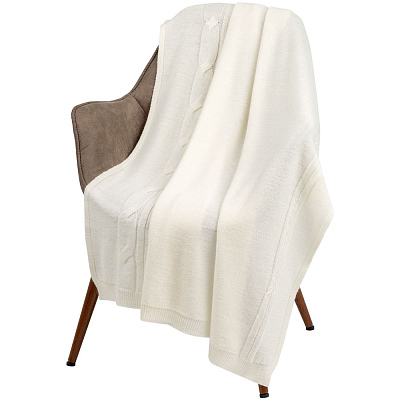 Плед Dantel, молочно-белый (Белый)