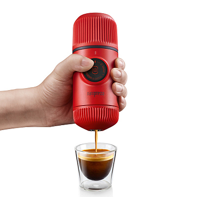 Ручная мини-кофемашина WACACO Nanopresso, желтый