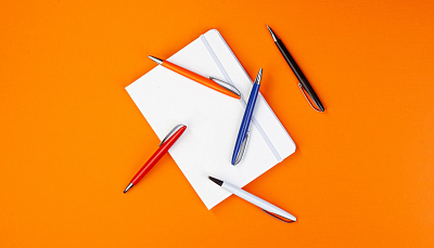 Ручка шариковая "Monica", красный