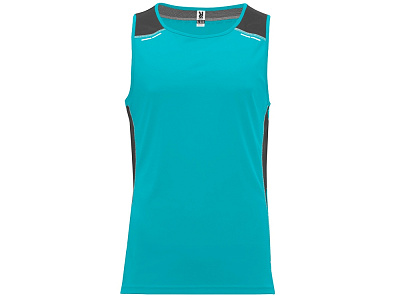 Спортивная майка Misano мужская (Бирюзовый/эбеновый)
