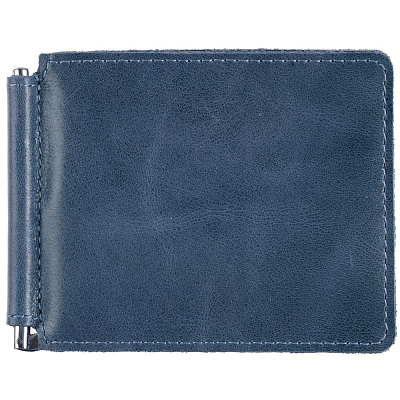 Зажим для купюр Apache, коричневый (какао) (Синий)