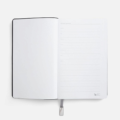 Ежедневник Petrus, недатированный, голубой