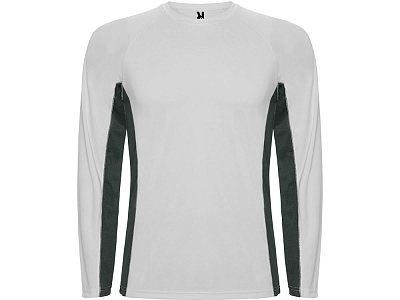 Футболка с длинным рукавом Shanghai мужская (Белый/графитовый)