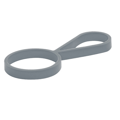 Кольцо-держатель силиконовое для термобутылки Olivia  (Серый)