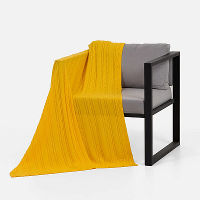 Плед Remitti, желтый