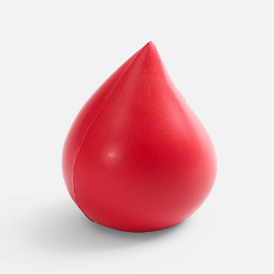 Антистресс «Капля» красный