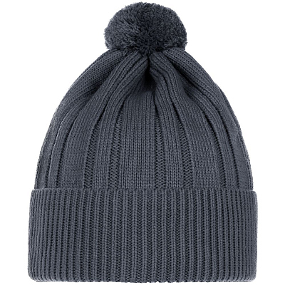 Шапка Knit Beat, серая (графит)