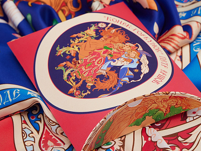 Платок Конёк - Горбунок