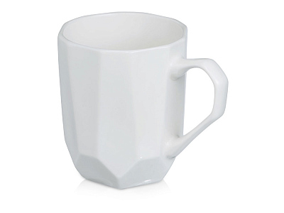 Кружка с гранями Amery (Белый глянцевый)