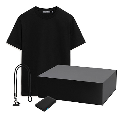 Набор с одеждой Крис (KRIS) (футболка, рюкзак, бутылка),синий, 3XL (Синий)