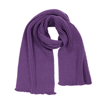 Шарф Форгес (Forges) вязаный, розовый (Фиолетовый)
