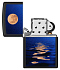 Зажигалка ZIPPO Moon Sunset с покрытием Black Light, латунь/сталь, чёрная, матовая, 38x13x57 мм - Фото 4