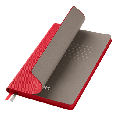 Ежедневник Rain недатированный, красный (Красный, серый)