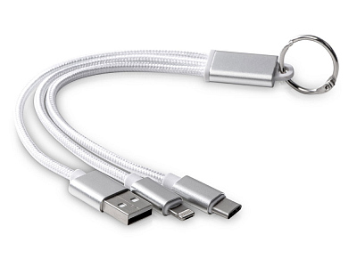 Кабель для зарядки 3-в-1 Tres (Серый)