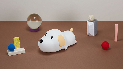 Силиконовый ночник Rombica LED Puppy
