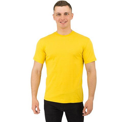 Футболка Star, мужская (желтый, L) (Желтый)