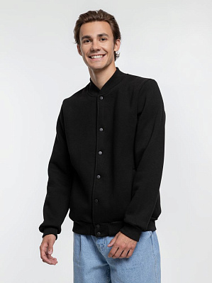 Бомбер Graduate, темно-синий (Чёрный)