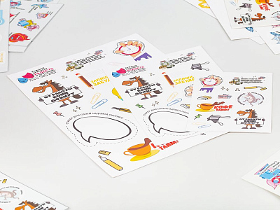 Наклейки ПВХ Sticker Pack на заказ, L