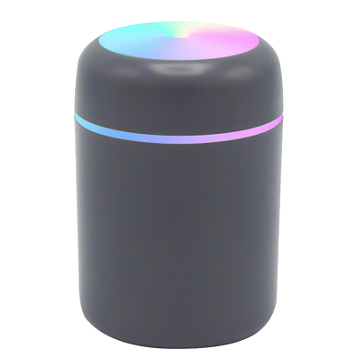 Светодиодный USB увлажнитель Aroma, серый (Тёмно-серый)