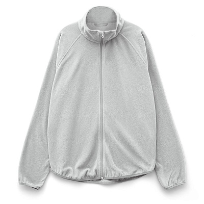 Куртка флисовая унисекс Fliska, светло-серая (Серый)