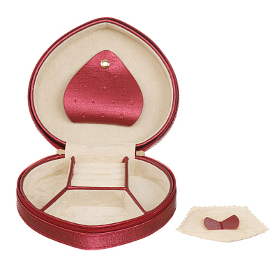 Шкатулка для украшений Jardin D'Ete, цвет бордовый, 16 х 14,8 х 5 см