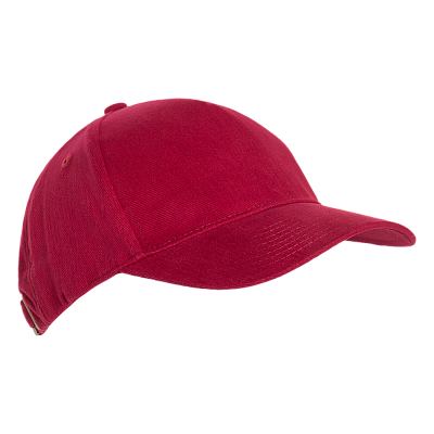 Бейсболка STAN 5 клиньев хлопок 280, 11 (Бордовый)