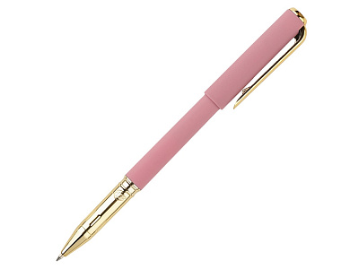 Ручка пластиковая шариковая Parliament (Розовый/золотистый)