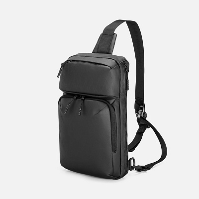 Рюкзак на одно плечо Jekko, черный (Чёрный)